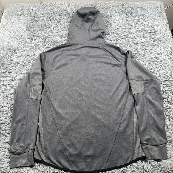 Hylete Jacket Extra Large Gray Hoodie Full Zip Athletic Workout Gym Pocket Mens - Picture 13 of 16